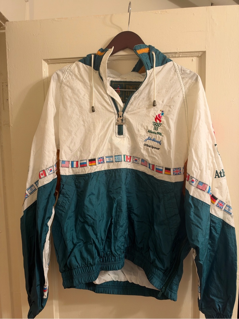 Vintage 1996 Olympics Men’s Pullover Windbreaker Jacket